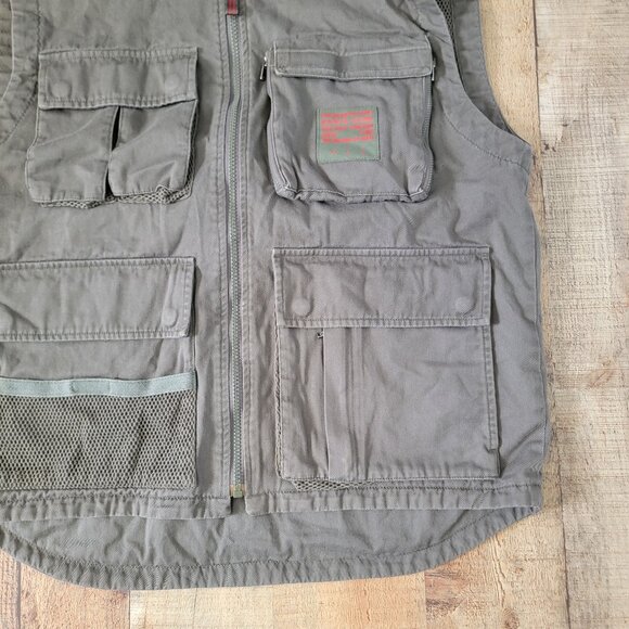 Structure USA Men's Utility Green Vest Size M - Picture 5 of 15